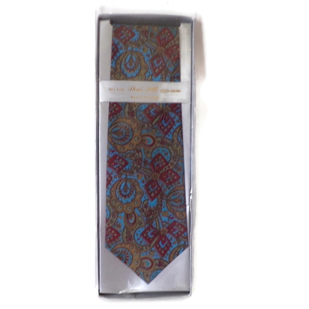 100% Pure Thai Silk Men's Necktie Hand Woven 2318